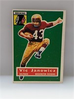 1956 Topps Vic Janowicz (SP) Washington Redskins