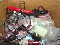 Box of Various Beauty Supply, Personal Care items