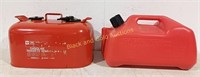 OMC Metal Gas Can, Plastic Gas Can