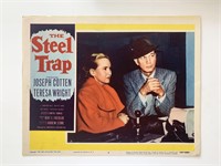 The Steel Trap original 1952 vintage lobby card