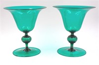 Vintage Murano Glass stemware