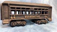 Cast Iron 8.5" Washington Passenger Car