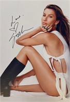 Autograph COA Gisele Bundchen Photo