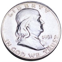1951-D Franklin Half Dollar UNCIRCULATED