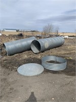 48in x 26ft Well casing w/connector & lid