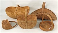 5 Handmade Baskets w/ Jesse Butcher (1915-1996)