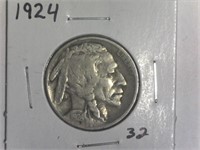 1924 Buffalo Nickel