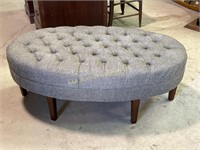 Tufted ottoman good condition. 18 inches high X