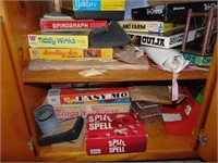 Contents of Cabinets - Games