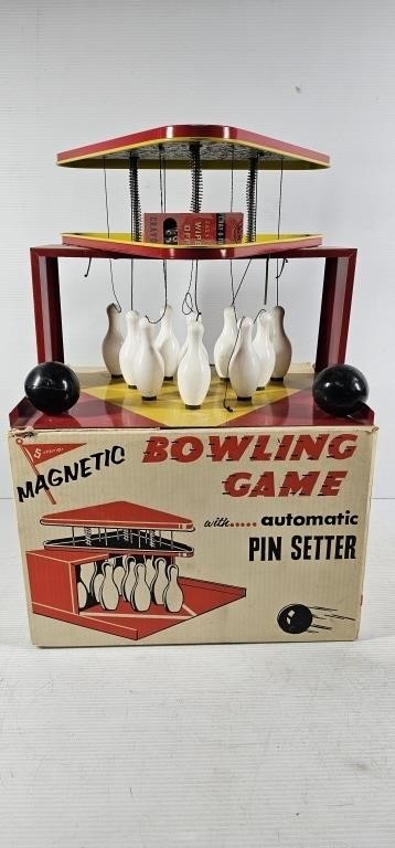 Vintage Magnetic Bowling Game
