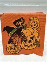 24 vintage Halloween napkins