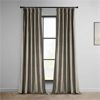 Gallery Taupe Velvet Darkening - 50 x 108 in.