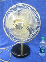 duracraft gold tone table top fan (oscillating)