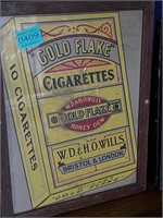 Original Will Woodbine Advertising Mirror and a