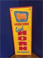 Golden Fleece Metal Wall Plate and a John Deere