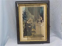 Antique Currier print as is