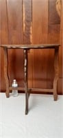 13 x 23.5 x 24 wood side table