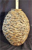 Basket Weave Ceramic Vase
