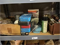 Shelf of Gun Cleaning Equipment