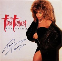 Tina Turner signed "Break Every Rule" album