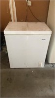 Haier chest freezer. Cooling/working