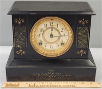 Antique Ansonia Clock Cast Iron Case