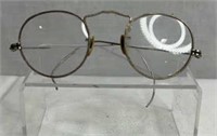 Antique Metal Reading Glasses 12 K SF