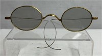 Pair Of Antique Reading Glasses Stamped SPA
