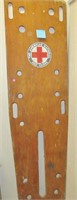 Red Cross wood gurney board