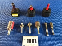 Assorted Router Bits & Rotary Bits