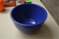 Large Vintage Fiesta Blue Mixing Bowl
