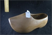 Frankoma Pottery Brown Dutch Shoe Planter 913