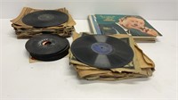 Over 50 records, different sizes, contents not