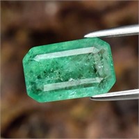 CERT SI 1.43 ct Emerald Zambia