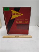 1963 "T" Mopar Passenger Car Parts List