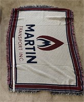 Martin Transport Fringed Blanket
