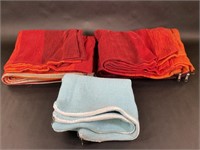 Red and Orange & Blue Pillow Cases