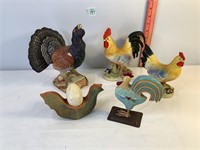 Rooster & Turkey Decor
