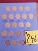 (17) Jefferson Nickels in Partial No. 2 Book