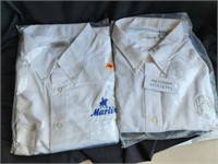 2 NEW XL Vanheusen shirts advertiser Marlin guns