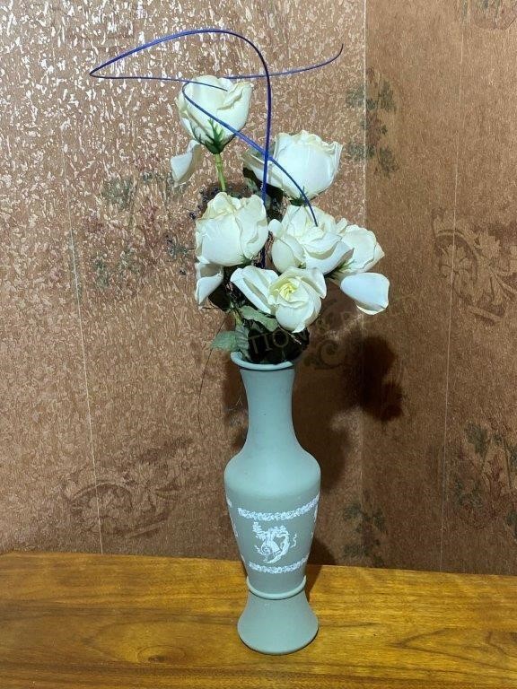 Vintage Vase & Flowers
