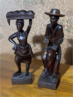 Pair of Carved Statues