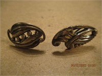 Beau Sterling Screwback Earrings - 3.75g