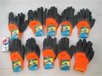 10 Paires de gants de travail antidérapants gr L