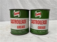 2 x Catrolease 1 lb grease tins