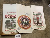 VINTAGE VOIGHT MILLING CO. BUCKWHEAT BAGS & MORE