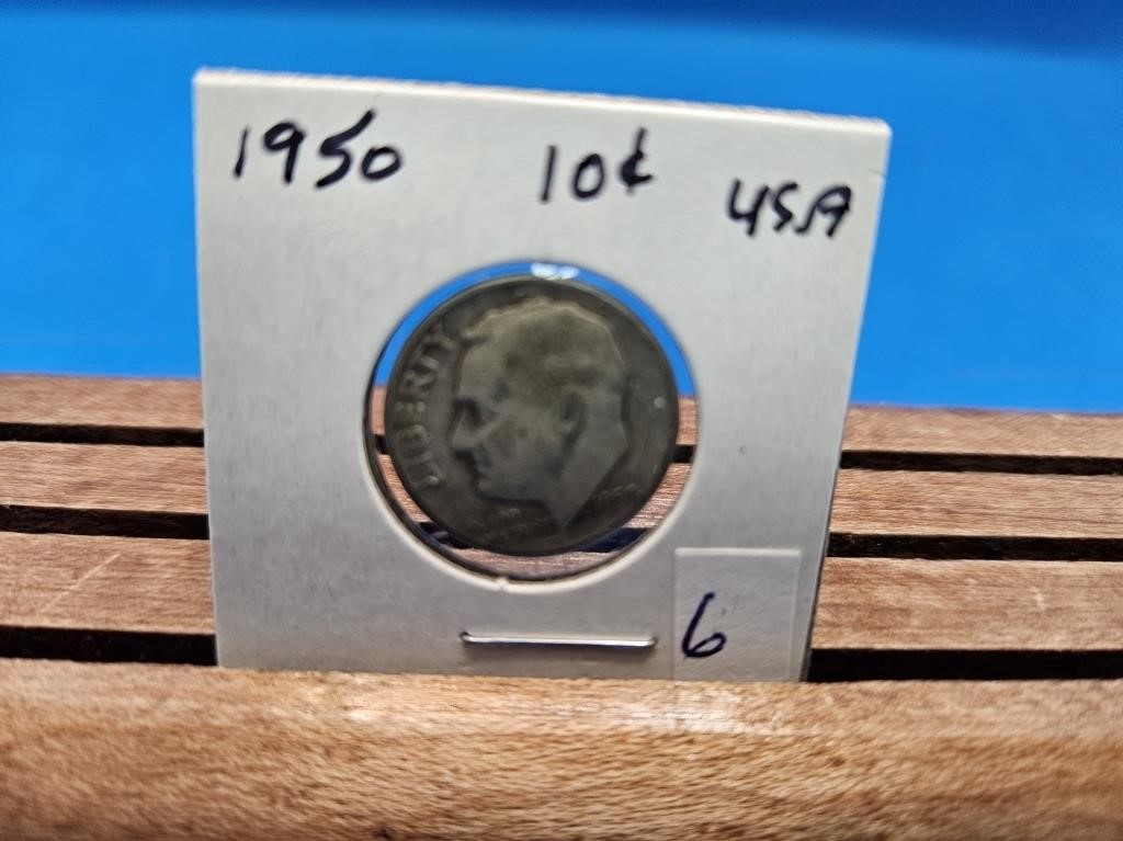 1950 ROOSEVELT USA DIME