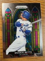 2021 Prism Stained Glass Mookie Betts Card MLB