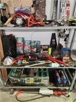 Large Shelf Lot of Tools & More