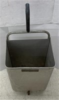 ROLLING CONCESSION METAL TRASH CAN